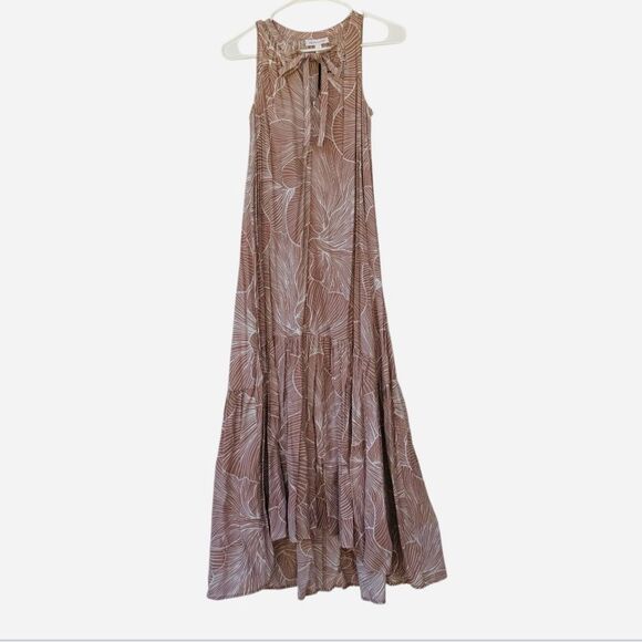 Prologue Taupe Halter Maxi Dress - Picture 5 of 6